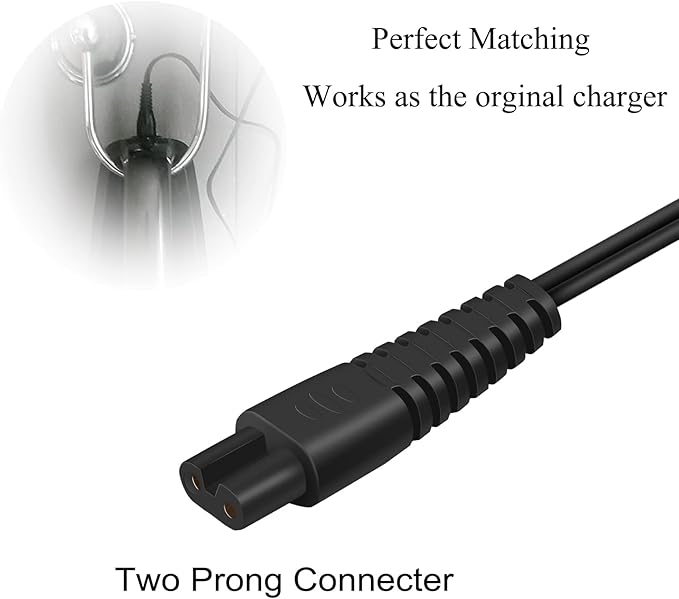 Replacement for Bissell Pet Hair Eraser Charger, Charging Power Cord Compatible with Bissell 2390 2390A 23903 2284W 14.4V Lithium Ion Hand Vacuum Power Cord