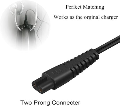 Replacement for Bissell Pet Hair Eraser Charger, Charging Power Cord Compatible with Bissell 2390 2390A 23903 2284W 14.4V Lithium Ion Hand Vacuum Power Cord