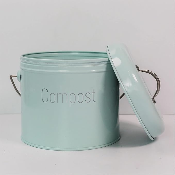 Kitchen Countertop Compost Bin with Lid Indoor Compost Container Compost Bucket for Kitchen Compost Pail Food Waste Bin