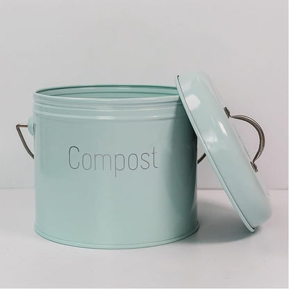 Kitchen Countertop Compost Bin with Lid Indoor Compost Container Compost Bucket for Kitchen Compost Pail Food Waste Bin