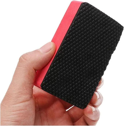 Car Wash Mud Magic Clay Sponge Bar Block Pad Cleaning Eraser Wax Polisher Tool Remove Contaminants Car Wash Accessories(Black 1pc)