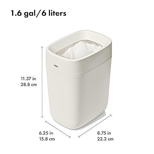 OXO Good Grips Trash Can, Bathroom Trash Can