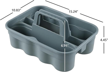 Taysisiter 6 Packs Plastic Cleaning Caddy with Handle, Portable Plastic Storage Caddies