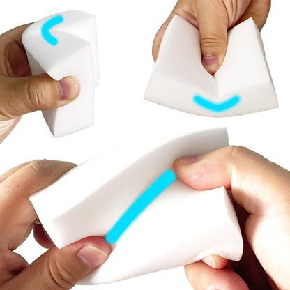 10pcs Magic Sponge Eraser Extra Thick Long Lasting Melamine Cleaning Sponge Bulk - Multi-Surface Electric Wash Foam Cleaning Pads - Bathtub, Floor, Base, Bath, Wall Cleaner (10)