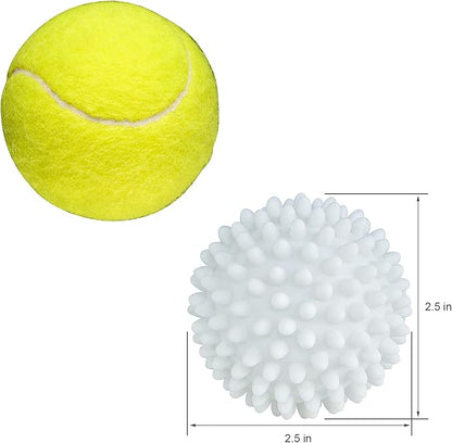 Dryer Balls 4 Pack - Non-Toxic Reusable Dryer Balls (White)
