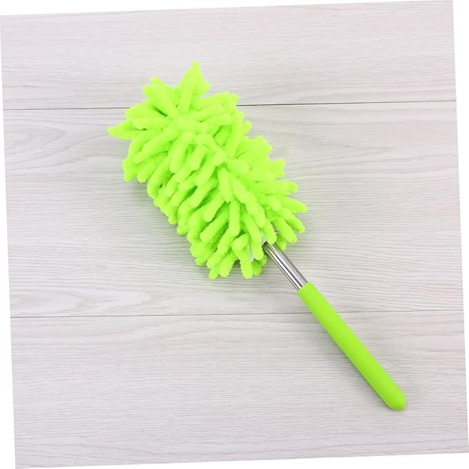 Comfortable to Hold Chenille Duster Telescopic Handle Microfiber Car Duster Extendable Soft for Ceiling Fans Blinds No Scratch