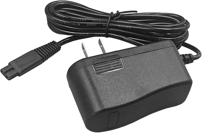 9V Charger for Electric Spin Scrubber, Compatible with LABIGO Cordless Spin Scrubber LA1 Pro, Replacement for Voweek VWS211 Power Cord Adapter