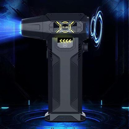 Ac-27 Air Duster, 2025 Upgraded Ac-27 Turbo Fan with Led Light,130000rpm Electric Air Duster,Rechargeable Cordless High-Speed Ac-27 Duster,120w High Power Air Duster for Computer Outdoor