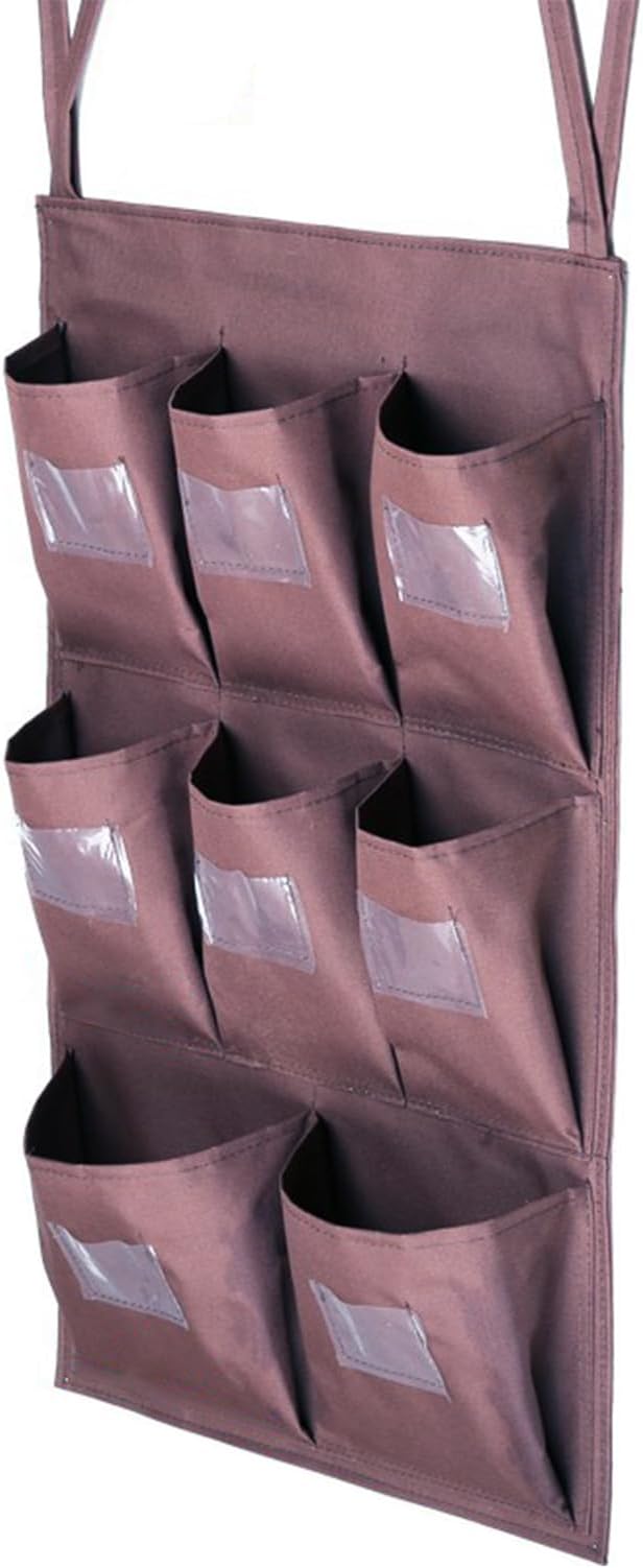 Replacement Janitorial Cart Bag, Waterproof Thickened Commercial 8-Pocket Housekeeping Cart Organizer Housekeepers Cart Sorting Pocket, Fits Any Cart Used for Material Storage Transport