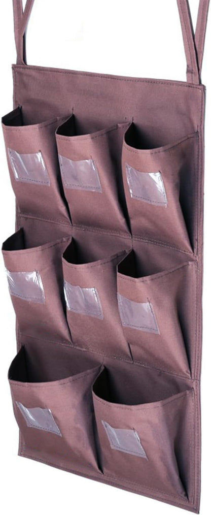 Replacement Janitorial Cart Bag, Waterproof Thickened Commercial 8-Pocket Housekeeping Cart Organizer Housekeepers Cart Sorting Pocket, Fits Any Cart Used for Material Storage Transport