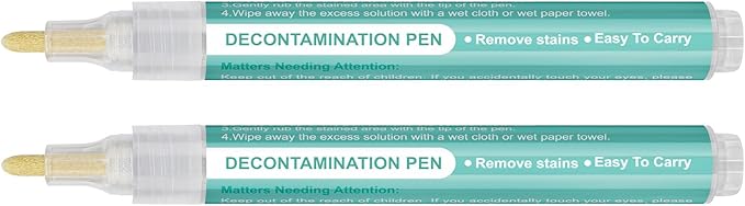 Stain Remover Cleaner Oil Stain Pen Brush Wipe Fabric Cloth Stain Remover Household Clothing Tools Laundry Portable Water-Free Strong Stain Remover Pen
