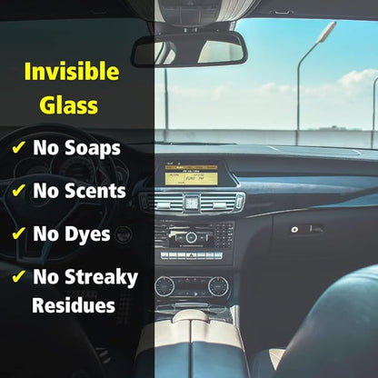 Invisible Glass 92164-4PK Premium Glass Cleaner Spray for Car Windshields and Windows, Automotive and Home Window Cleaner, Streak-Free, Ammonia-Free, Tint-Safe – 22 fl oz (Pack of 4)