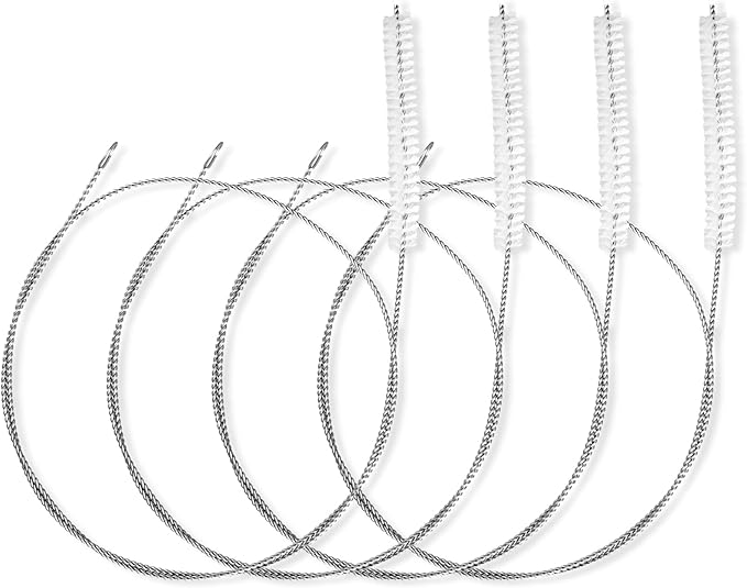 Ymapinc 4Pcs 39.4inches Pipe Cleaners Tube Straw Brush, Extra Long Cleaning Brush for Cleaning Straw Bottle Pipe Cleaners Long Laboratory Catheter