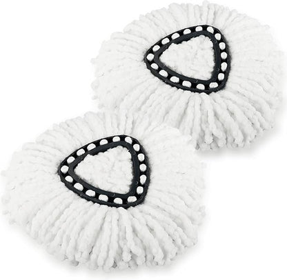 2 Pack Spin Mop Refill Replacement Head Compatible with Ocedar EasyWring Spinning Mop - Microfiber Mop Replace Heads