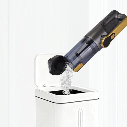 Handheld Vacuum Cordless, Car Vacuum Portable Cordless 6000mAh Dust Busters Rechargeable Brushless Motor 18000Pa Strong Suction, Portable Vacuum for Car Home with 6 Accessories, Yellow