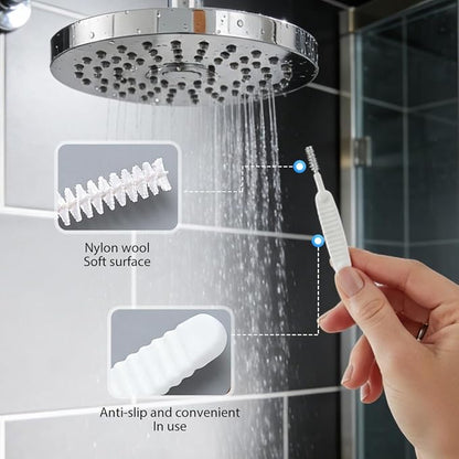 Shower Head Cleaning Brush for Small Hole, 2026 Upgrade Gap Hole Anti-Clogging Cleaning Brush, Multifunctional Shower Head Cleaning Brushes for Household Bathroom (10 Pcak)