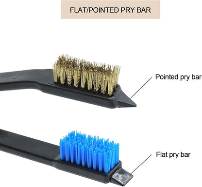 Gun Cleaning Brushes Picks Kit Set Brass Copper Steel Nylon Stainless Steel Ploymer Pick Set Bristle Brushes