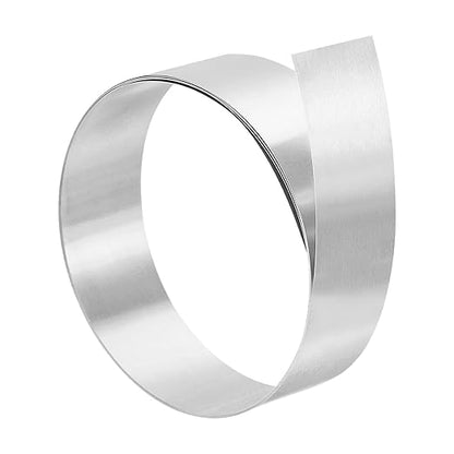 PATIKIL 2cm x1M Stainless Steel Foil Roll, 1pcs 304 Stainless Steel Flashing Roll Roofing Sheet Metal Roll 0.1mm Shim for Roofs Gutters Machinery Repair Craft DIY Door Window