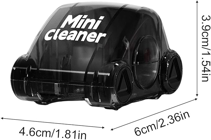Desk Cleaner - Mini Vacuum, Table Duster, Dust Remover, Crumb | Portable Handheld Cleaning Device for Study Desk Office Travel Use Daily Maintenance