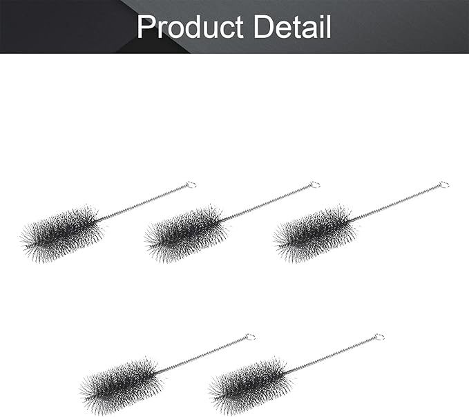 Utoolmart Steel Wire Cleaning Brush - Spiral Power Brush, 2.0-inch Diameter 12-inch Length, 5PCs