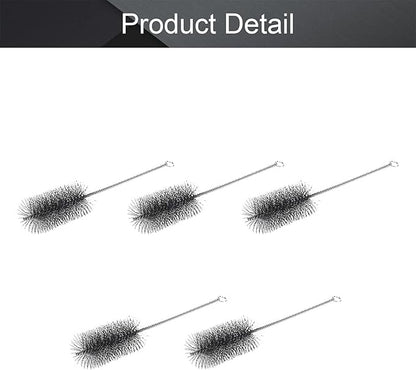 Utoolmart Steel Wire Cleaning Brush - Spiral Power Brush, 2.0-inch Diameter 12-inch Length, 5PCs