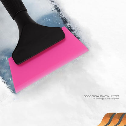 EHDIS Small Squeegee 5 inch Rubber Window Tint Windshield Scraper for Car,Glass, Mirror, Shower, Door,Bathroom Cleaning (Pink)