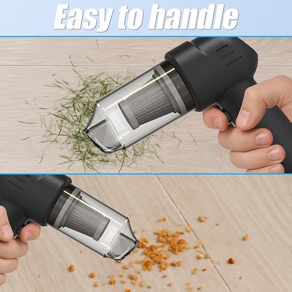 Bird Food Electric Separator & Cage Cleaner, Portable USB Vacuum with 2 Suction Speeds, Pet Hair/Dust Collector for Eraser Shavings, Car & Computer Keyboard