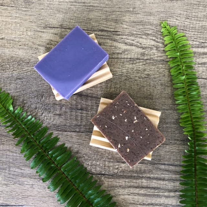 Aspen Kay Naturals Arnica Soap - Natural and Organic Ingredients - 2 Pack Soap Dish, Draining Dish 100% Natural Poplar Wood