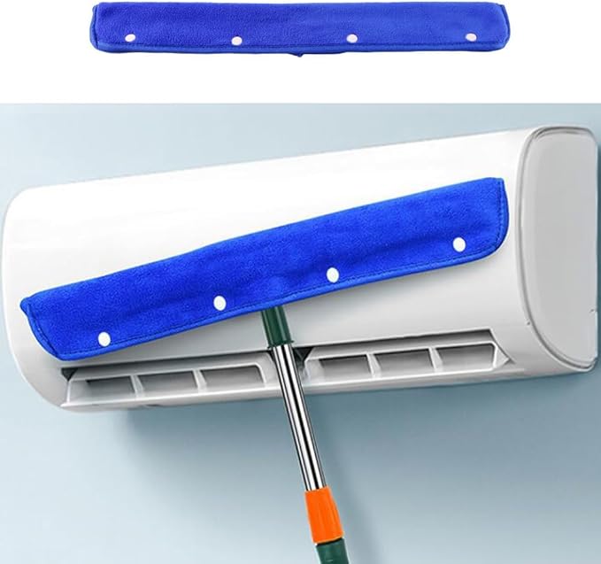 2 Pack Floor Squeegee Broom Cover Wrap Mop Sweeping Cloth Baseboard Cleaner Tool Adapter Converter for Multifunction Magic Broom Floor Squeegee Brooms Rubber Garage Shower Floor Scrubber