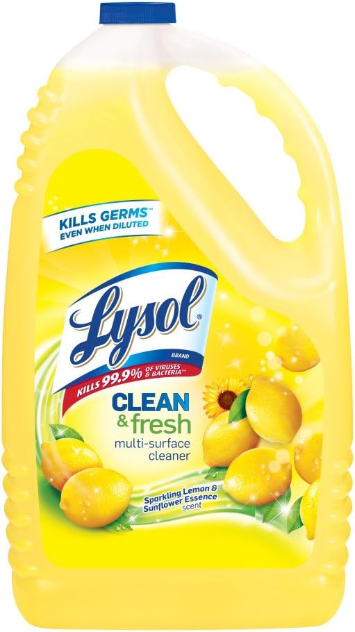 Lysol Clean & Fresh Multi-Surface Cleaner, Lemon & Sunflower, 144oz