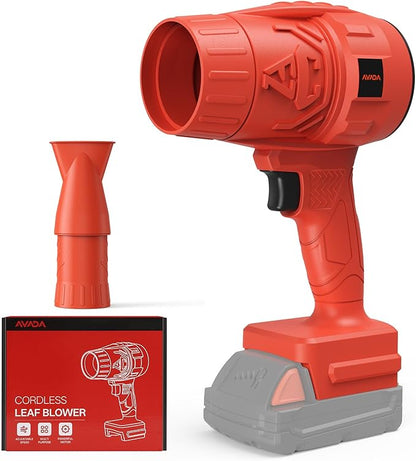 Electric Leaf Blower Cordless for Mwkee M-18 18V Battery, Handheld Leaf Blowers for Lawn Care, Blowing Leaves ＆ Dust, Turbo Jet Blower Dryer, Battery Powered Mini Leaf Blower (Battery Not Included)