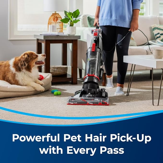 Power Force Helix Turbo Rewind Pet Bagless Upright Vacuum, Multi-Cyclonic, Lightweight, 25Ft Cord, Pet Turbo Brush