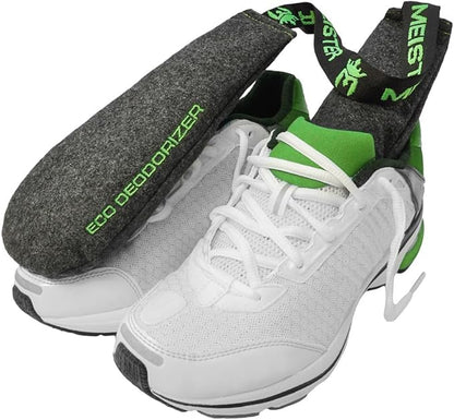 Meister Shoe & Glove Eco Deodorizer + Refill - Absorbents Stink, Powerful, Embossable - 1 Year Supply