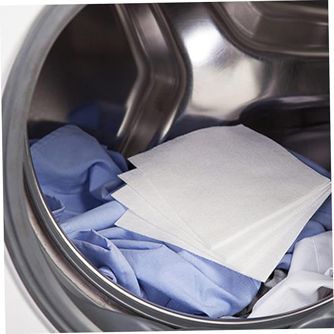 SOLUSTRE 48 pcs Color Catcher Anti Cloth dye Laundry Color Catcher laundry tablets Color Grabber Reusable washing