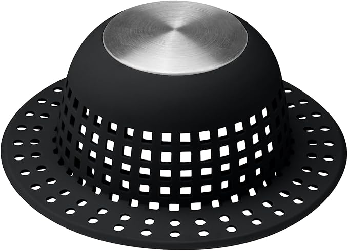 Aluvor Shower Drain Hair Catcher Bathtub Drain Cover Shower Protector for Pop-Up & Regular Drains