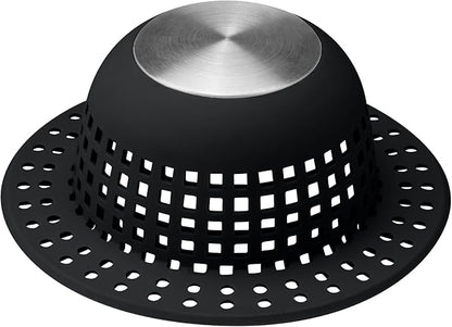 Aluvor Shower Drain Hair Catcher Bathtub Drain Cover Shower Protector for Pop-Up & Regular Drains