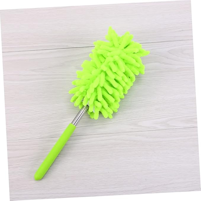 Comfortable to Hold Chenille Duster Telescopic Handle Microfiber Car Duster Extendable Soft for Ceiling Fans Blinds No Scratch