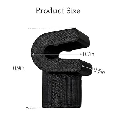 Snap Handle Connector Accessories Compatible with Rev-A-Shelf 27-Quart Soft Close Double Pull Out Trash Can, Trash Can Replacement Parts (4)