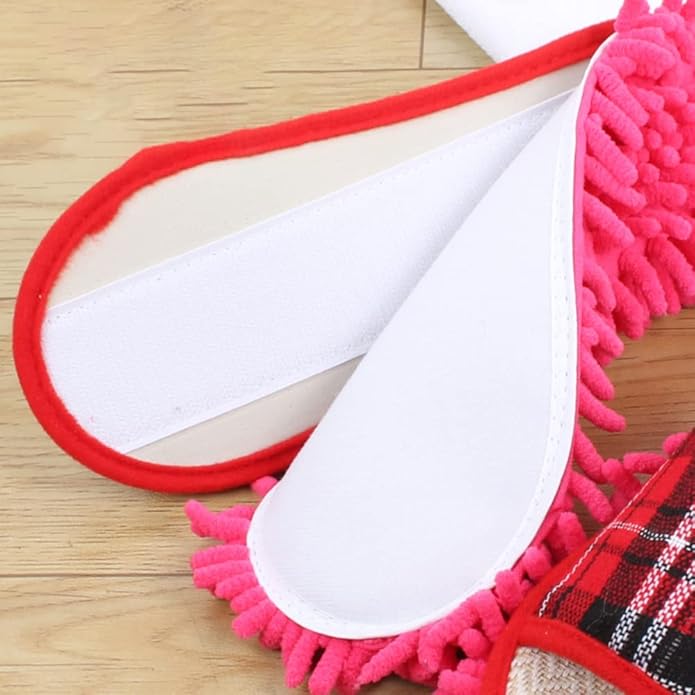 Microfiber Slippers Floor Cleaning Mop House Dust Detachable Mopping Shoes Cleaning Tool Unisex Open Toe
