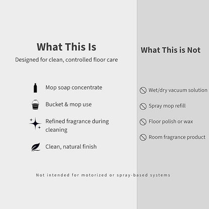 Lapew Magnolia Kisses Scented Mop Soap - Luxury Floor Cleaner Concentrate for Mopping Tile, Laminate, Vinyl & Hardwood | Streak-Free, Low-Foam | 36 oz