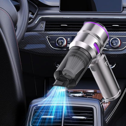 Handheld Car Vacuum Cordless, 16000Pa High Power Vacuum Cleaner and Air Duster, 2026 Upgrade 4-in-1 Portable Vacuum with 10 Multi-Nozzles for Small Jobs, Car, Home, Desk, Keyboards