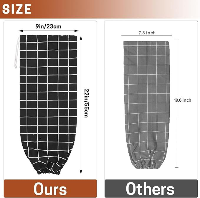 SWISSELITE 2Pcs Plastic Bag Holder, Reusable Plastic Bag Organizer Wall Mount, Large Grocery Bag Storage Dispenser, 22x9 IN