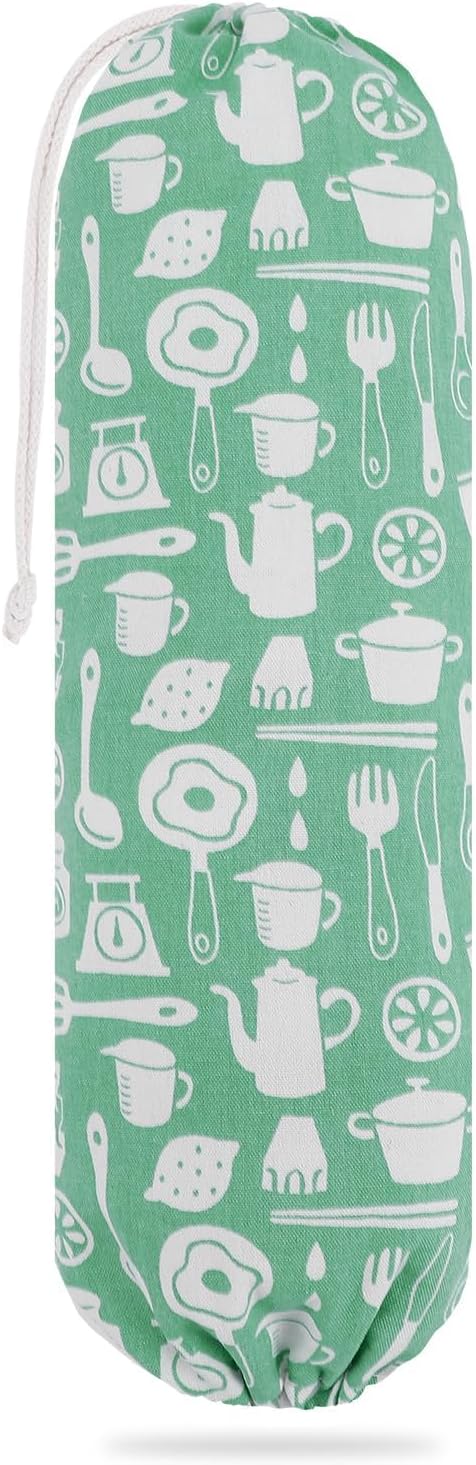 SWISSELITE 1Pcs Plastic Bag Holder, Reusable Plastic Bag Organizer Wall Mount, Large Grocery Bag Storage Dispenser, 22x9 IN