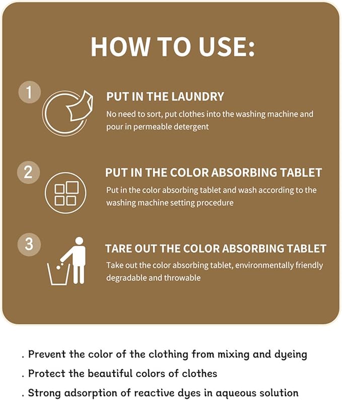 Laundry Color Catcher Sheets – 10 Pieces of Dye-Absorbing Laundry Sheets for Clothes, Fabric, Washer, Dryer, Bedding, Quilts, and Garments, Keeps Colors Separated and Protects Fabrics During Washing