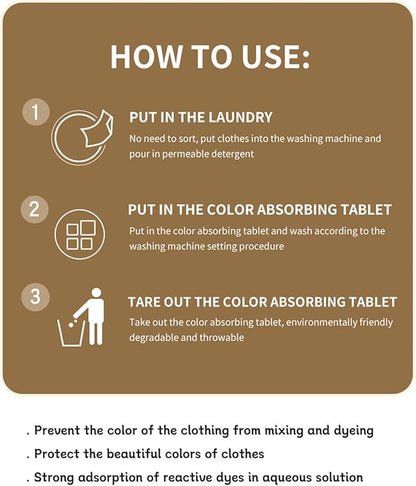 Laundry Color Catcher Sheets – 10 Pieces of Dye-Absorbing Laundry Sheets for Clothes, Fabric, Washer, Dryer, Bedding, Quilts, and Garments, Keeps Colors Separated and Protects Fabrics During Washing