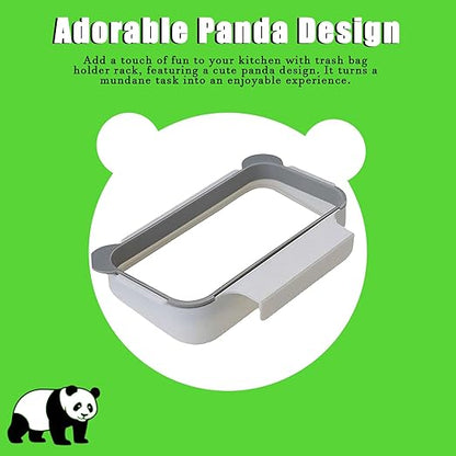 Hanging Organizer Garbage Bag Holder, Over The Cabinet Plastic Trash Bag Holder for Kitchen, Garbage Bag Holder Rack Space Saving Use Portable Cabinet Door Trash Bag Holde Garbage Can