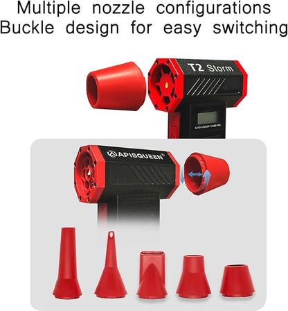 T2 Compressed Air Duster-130000RPM Cordless Electric Air Duster,4-Gear Adjustable Air Blower,Portable Rechargeable Turbo Fan for Computer,Keyboard,Car,Home Cleaning