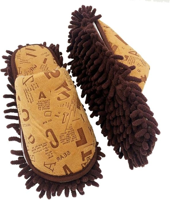 Selric Super Chenille Microfiber Washable Mop Slippers Shoes, Detachable Mopping Shoes, Floor Dust Dirt Hair Cleaner, Multi-sizes Multi-Colors Available