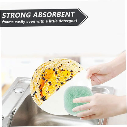 12pcs Kitchen Scrubbers Ball Dawn Dish Detergent Safe High Performance Cleaning Balls for Cookware Random Color