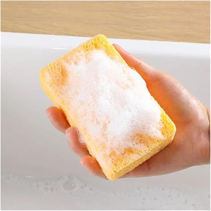 Kitchen Wood Pulp Magic Sponge Eraser For Washing Dishes Cooktop Tableware Pan For Home Cleaning Tools(5 Pcs)